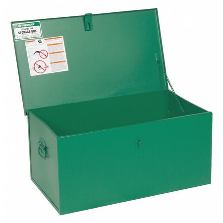 GREENLEE Welder's Box, Green, 31 in W x 18 in D x 15 in H 1531