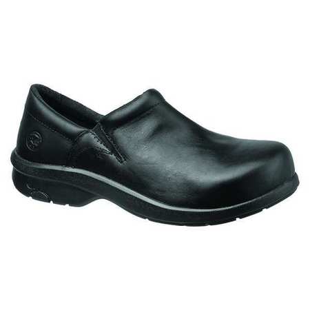 TIMBERLAND PRO SlipOn Work Shoes, Alloy, Wmns, 6W, Blk, PR 87528