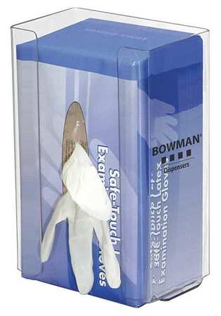 Bowman Dispensers Glove Box Dispenser, PETG, 6-41/64 in. W GP-020