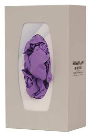 BOWMAN DISPENSERS Glove Box Dispenser, ABS Plastic, Pink GL100-0212