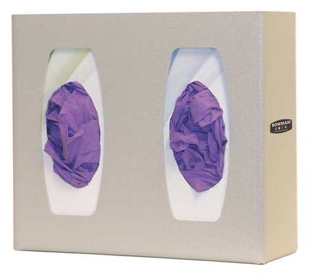 BOWMAN DISPENSERS Glove Box Dispenser, ABS Pl, (2) Boxes, Pnk GL020-0212