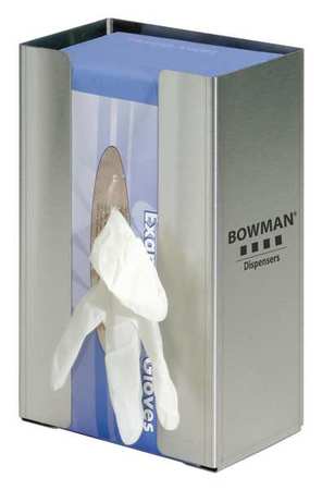 BOWMAN DISPENSERS Glove Box Dispenser, (1) Box, 6-1/2 in. W GS-073