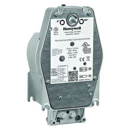 HONEYWELL Electric Actuator, 80 in.-lb., 5 SPDT MS8109F1010