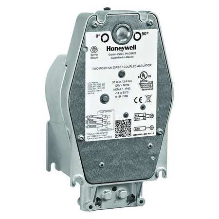 HONEYWELL Electric Actuator, 30 in.-lb., 2 SPDT MS4104F1010/U