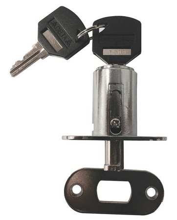 DELTA LOCK Disc Tumbler Sliding Door Lock, 1-1/4 in. G SR1250T444PCSM2