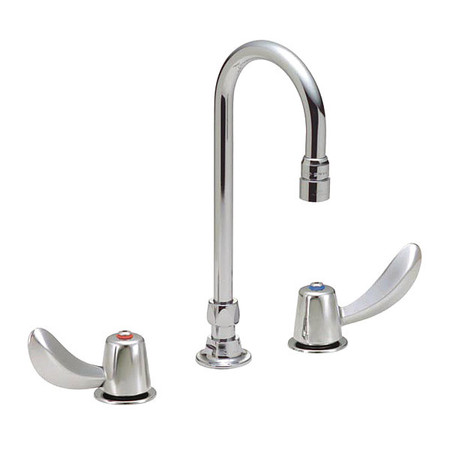 DELTA Manual 3-hole 8" installation Hole Widespread Kitchen Faucet, Chrome 27C2942