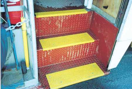 Vigil Antislip Anti-Slip Stair Nosing, Ylw, 35-7/16in W, 02-670 02-670