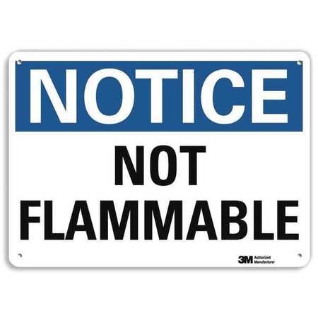 LYLE Notice Sign, 10 in H, 14 in W, Plastic, Horizontal Rectangle, English, U5-1431-NP_14X10 U5-1431-NP_14X10