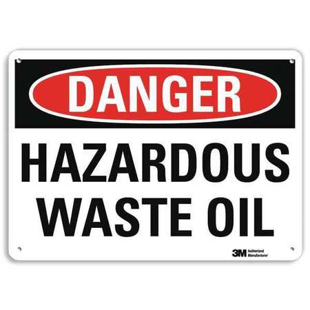 LYLE Danger Sign, 10 in H, 14 in W, Horizontal Rectangle, English, U3-1580-NA_14x10 U3-1580-NA_14x10