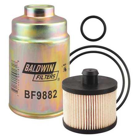 Baldwin Filters Fuel Filter, Spin-On, 4-13/32 in.L BF9918 KIT