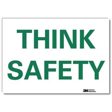 LYLE Safety Decal, 5 in H, 7 in W, Reflective Sheeting, English, U7-1328-RD_7X5 U7-1328-RD_7X5