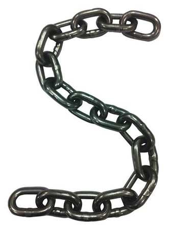 DAYTON Proof Coil Chain, Natural, 20 ft. L, 1300lb 34RY96