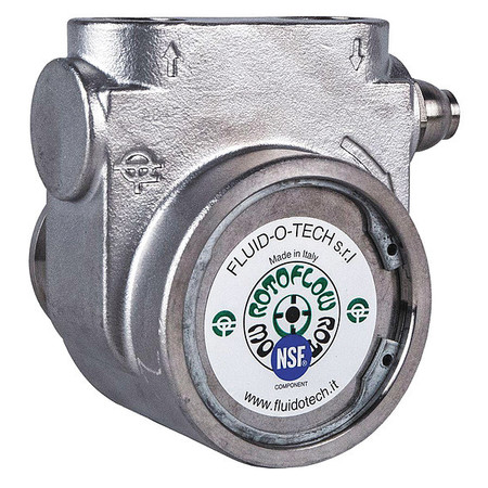 Fluid-O-Tech Rotary Vane Pump, Stainless Steel, 1.6 gpm PO0301BNCNN0000