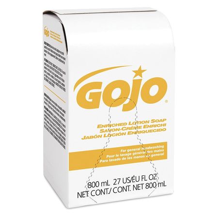 Gojo 800 ml Liquid Hand Soap Cartridge, 12 PK 9102-12