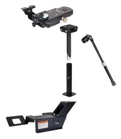 GAMBER-JOHNSON Computer Mount Kit, Black, Ford F250-F750 7170-0133