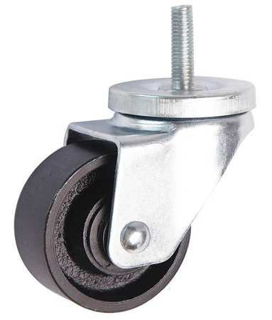 ZORO SELECT Steel Caster 3 In. x 1.25 In., For Use With Mfr. Model Number: 6FVJ1 MH6FVJ101G