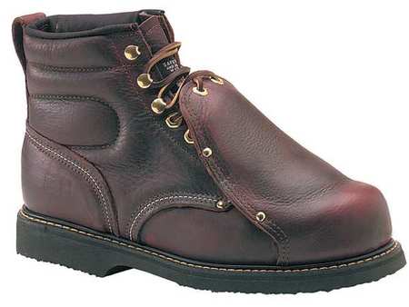 CAROLINA SHOE Size 11-1/2EE Men's 6 in Work Boot Steel Work Boot, Brown 508