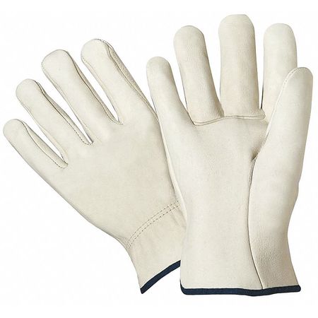 Pip Leathr Palm Gloves, M, Natural, Select, PK12 990I/M