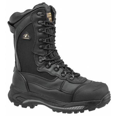 GOLDEN RETRIEVER OUTDOOR FOOTWEAR Work Boots, Composite, 11, W, Black, PR 5265