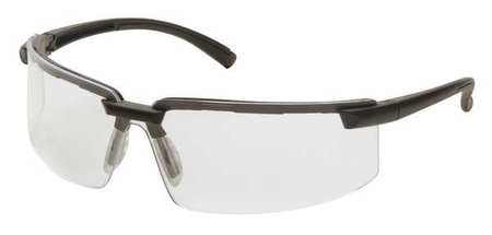 PYRAMEX Safety Glasses, Clear Anti-Fog ; Anti-Static ; Anti-Scratch SB6110ST