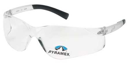Pyramex Bifocal Safety Reading Glasses, Wraparound Scratch-Resistant S2510R20
