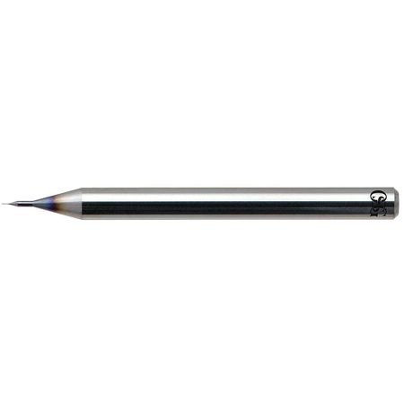 OSG Micro Drill, 0.002, Carbide, 0.07mm Flute 8589255