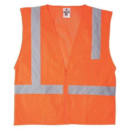 KISHIGO 5XL High-Visibility Vest, Polyester 1090-5X
