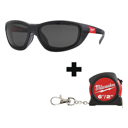 MILWAUKEE TOOL Polarized Safety Glasses, Smoke Impact-Resistant 48-73-2046, 48-22-5506