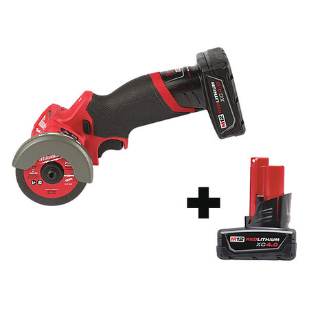 MILWAUKEE TOOL Compact Cut Off Tool, Battery Included 2522-21XC, 48-11-2440