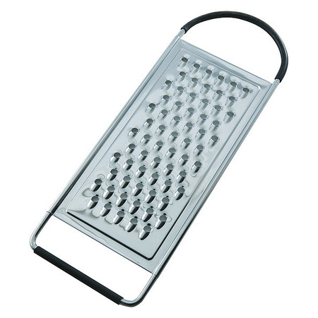 Tablecraft Flat Grater, SS, Non-Slip Grp, 12.25"X4.25" SG206BH