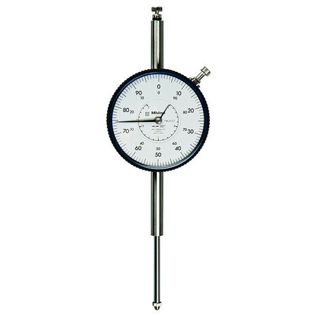 MITUTOYO Dial Indicator, White, 78 mm 3424A-19