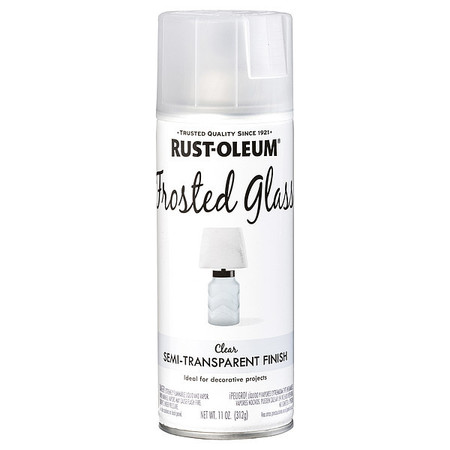 RUST-OLEUM Frosted Spray Paint, Clear, Matte, 11oz 342600