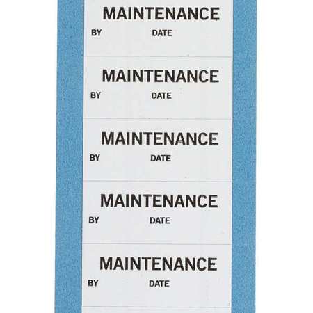 BRADY Maintenance Labels 0.625" H x 1.5", PK 25 WO-43-PK