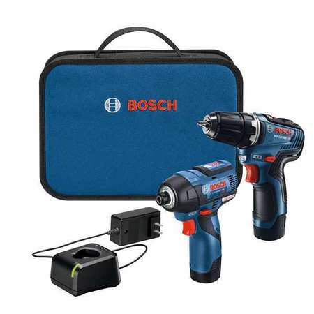 BOSCH Cordless Combination Kit, 2 Tools, 12VDC GXL12V-220B22