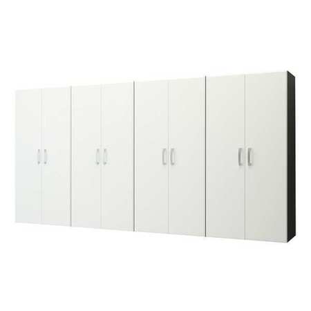 FLOW WALL Cabinet Storage Center, Charcoal, White FCS-72W-JC04W