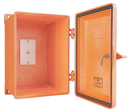 Hubbell Gai-Tronics Plastic Weatherproof Phone Enclosure, 14-5/8 in H, 10 in D 255-003OR