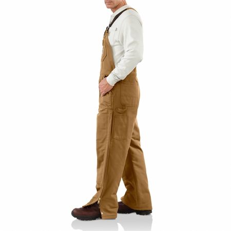 Carhartt Bib Overall, Carhartt(R)Brown, 34in.x32in. 101626-211 34 32