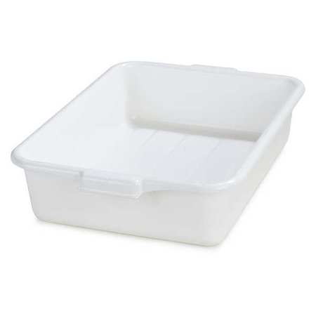 CARLISLE FOODSERVICE Tote Box, White, Polyethylene N4401002