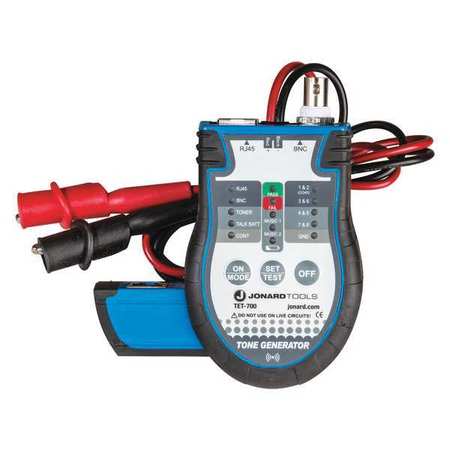 Jonard Tools Cable Tester and Toner, SolidSt Circuitry TET-700