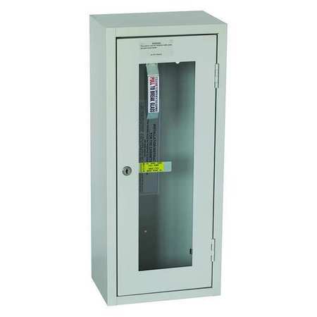 Zoro Select Fire Extinguisher Cabinet, Surface Mount, 23 5/8 in Height, 10 lb 35GX49
