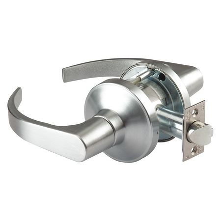 ZORO SELECT Lever Lockset, Mechanical, GT Curved GT148BSN626234ASASCC