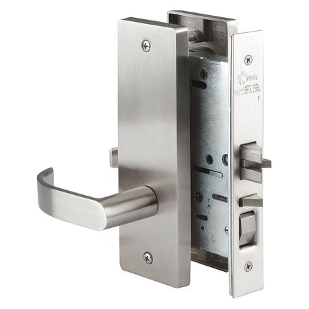 ZORO SELECT Mortise Lockset MR Escutcheon, Series MR, Grd. 1, Storeroom MR115BJEW630RHCLDSCC