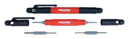 Megapro Phillips, Slotted Bit 5 1/4 in, Drive Size: 1/4 in , Num. of pieces:5 6PDRIVER-CC-B