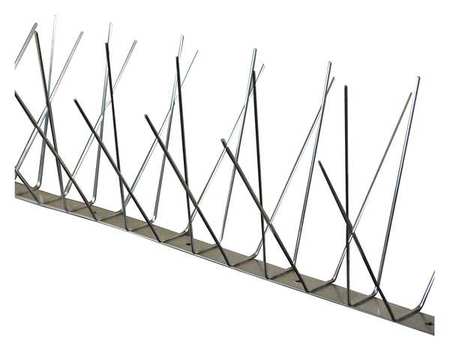 BIRD BARRIER Bird Repellent Spikes, Dura-Spike, 102 ft. BP-S6100