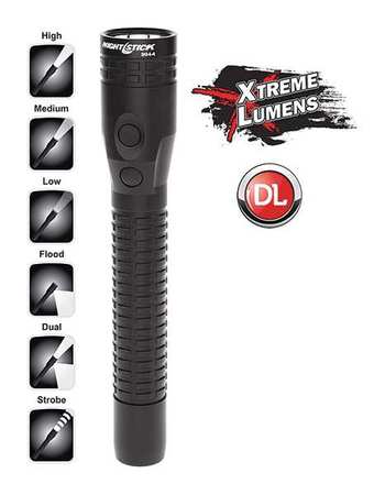 Nightstick Black Rechargeable Led Industrial Handheld Flashlight, 650 lm NSR-9944XL