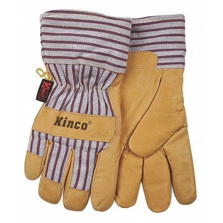 Kinco Lined Pigskin Leather Glove, Pigskin, L, PR 1927-L