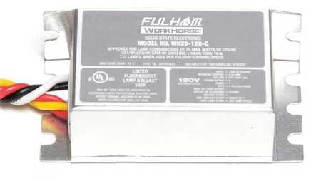 FULHAM FIREHORSE 5 to 35 Watts, 1 or 2 Lamps, Electronic Ballast WH22-120-C