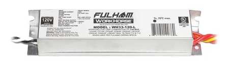 FULHAM FIREHORSE 5 to 64 Watts, 1, 2, 3, or 4 Lamps, Electronic Ballast WH33-120-L
