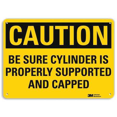 LYLE Safety Sign, 7 in Height, 10 in Width, Aluminum, Vertical Rectangle, English, U4-1076-RA_10X7 U4-1076-RA_10X7