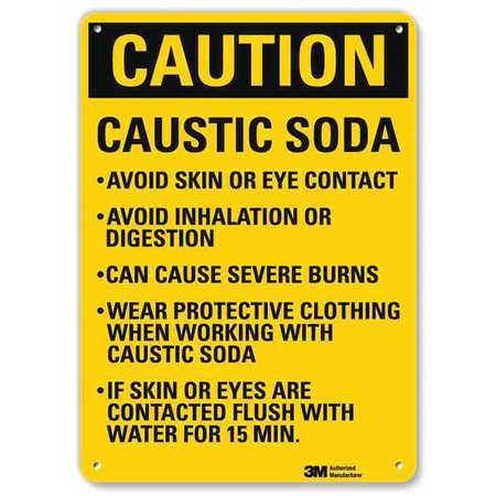 LYLE Caution Sign, 10 in Height, 7 in Width, Aluminum, Horizontal Rectangle, English U4-1108-NA_7x10